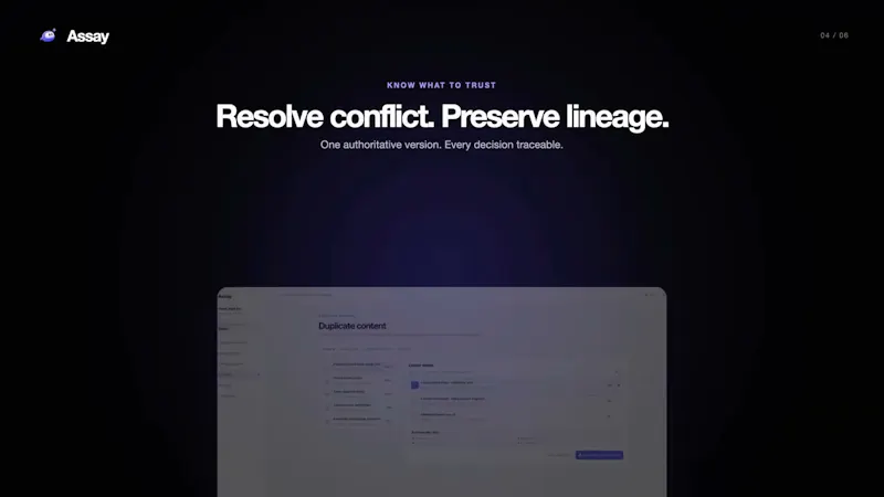 Assay screenshot 1 (video preview)