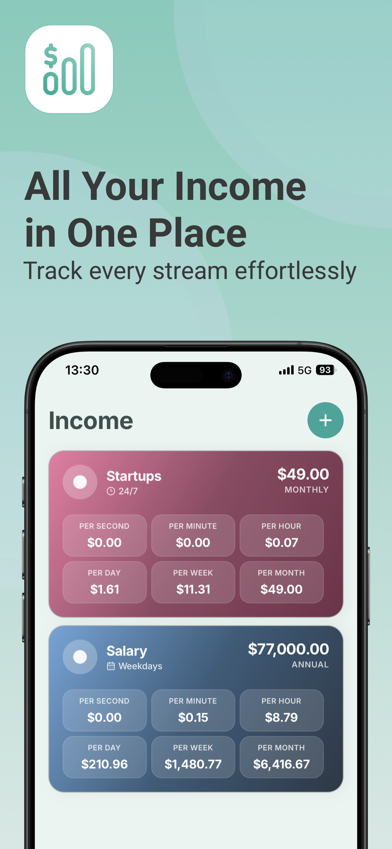 Earnova: Income Tracker gallery image