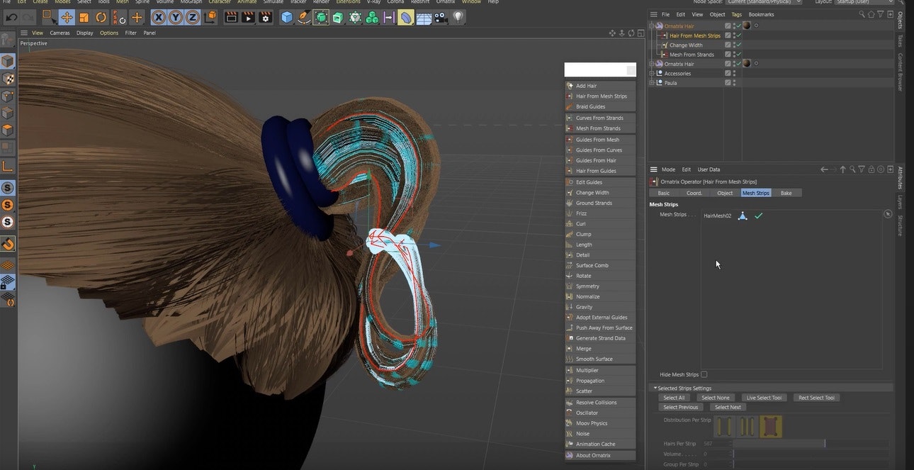 Ornatrix C4D V3 media 6