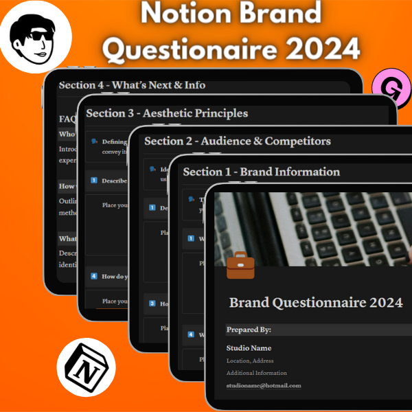 Notion Brand Questionnaire  Template