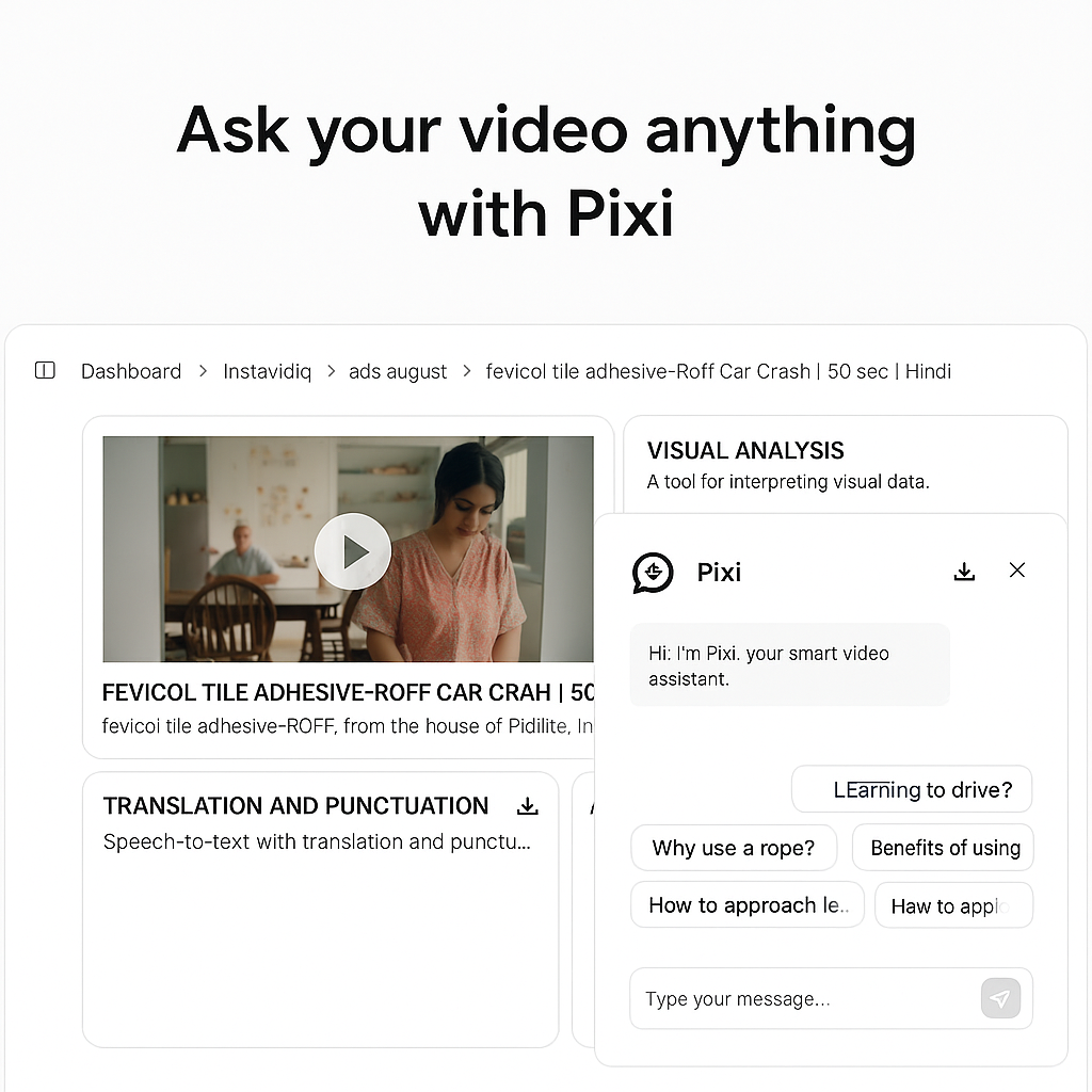 Vidopix - AI Video Intelligence - Test video's voor de start met AI & Run Instant Surveys media 3
