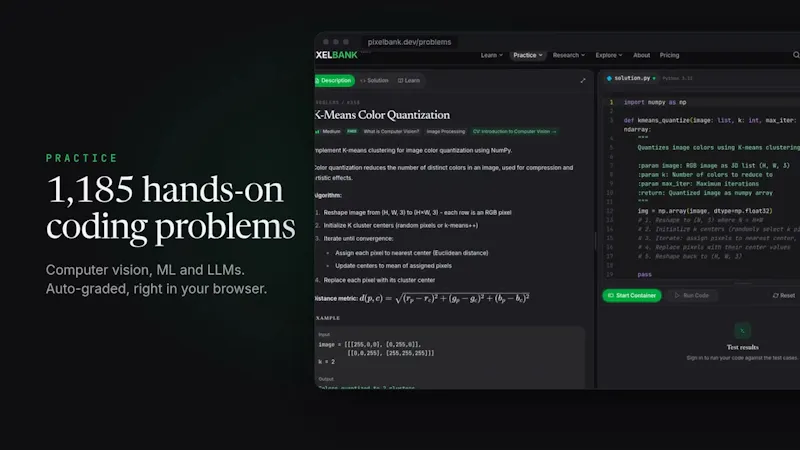 PixelBank - Learn AI the right way screenshot 1 (video preview)