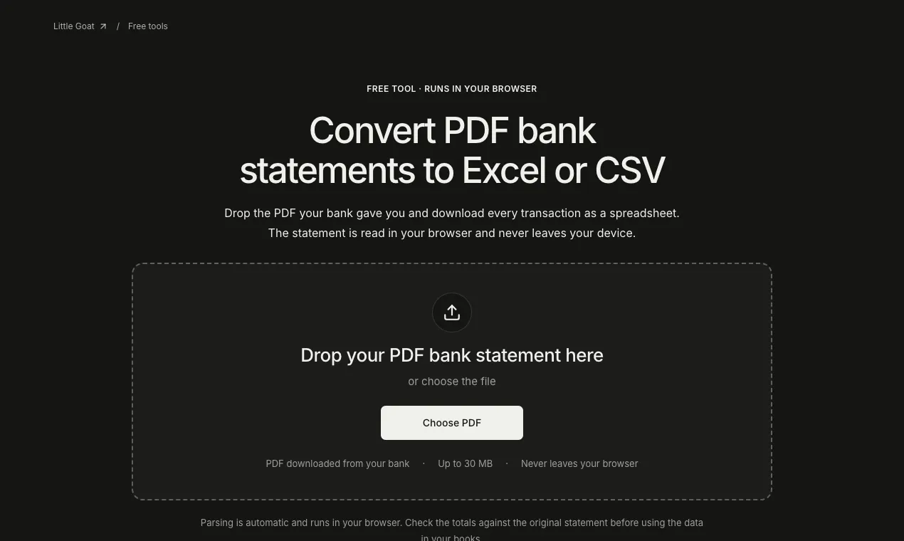 Bank Statement Converter gallery image