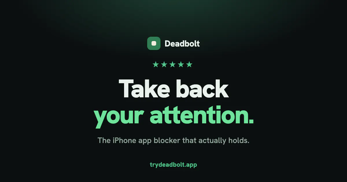 Deadbolt gallery image