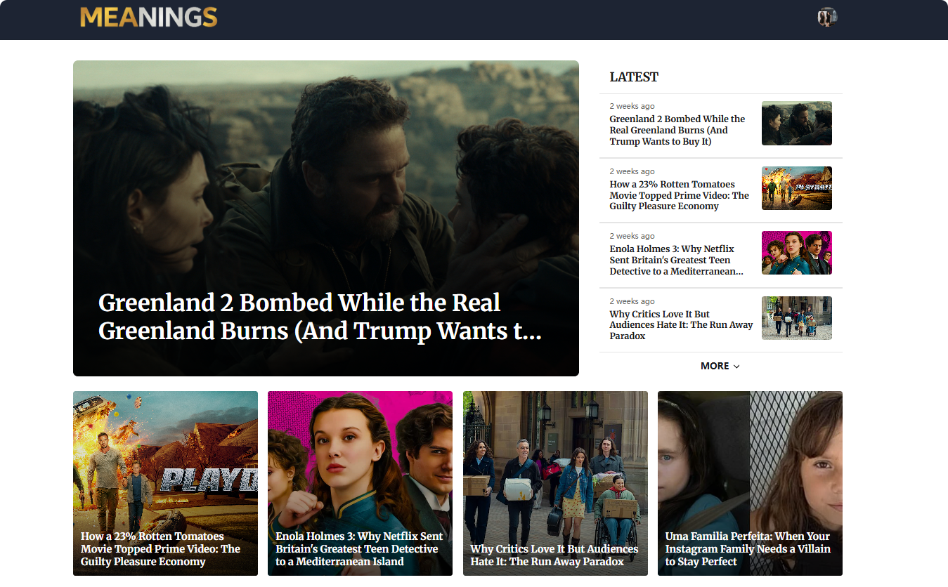 MEANINGS - Screenshot 3 showing product features and functionality