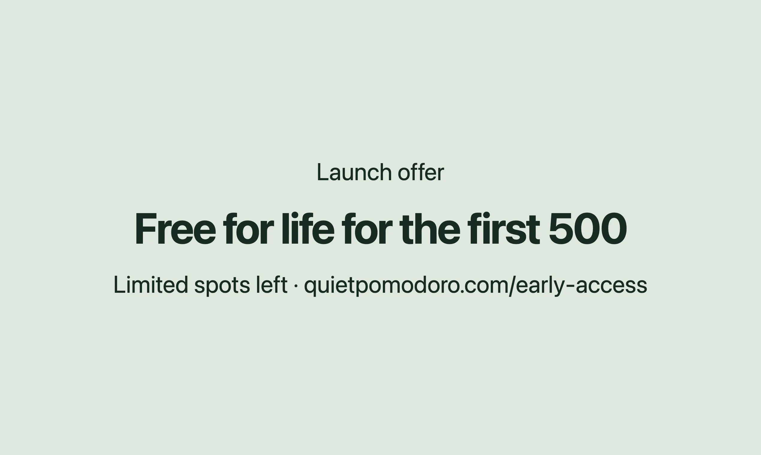 Quiet Pomodoro gallery image