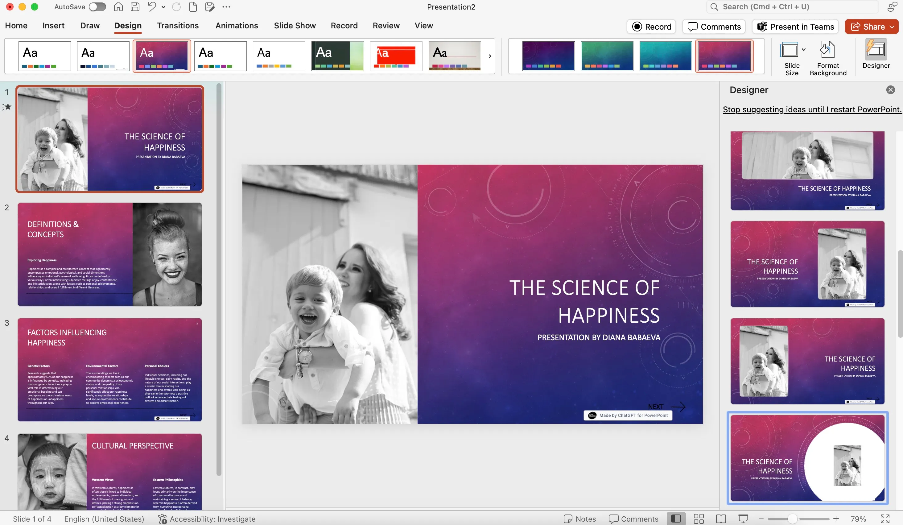ChatGPT for PowerPoint gallery image
