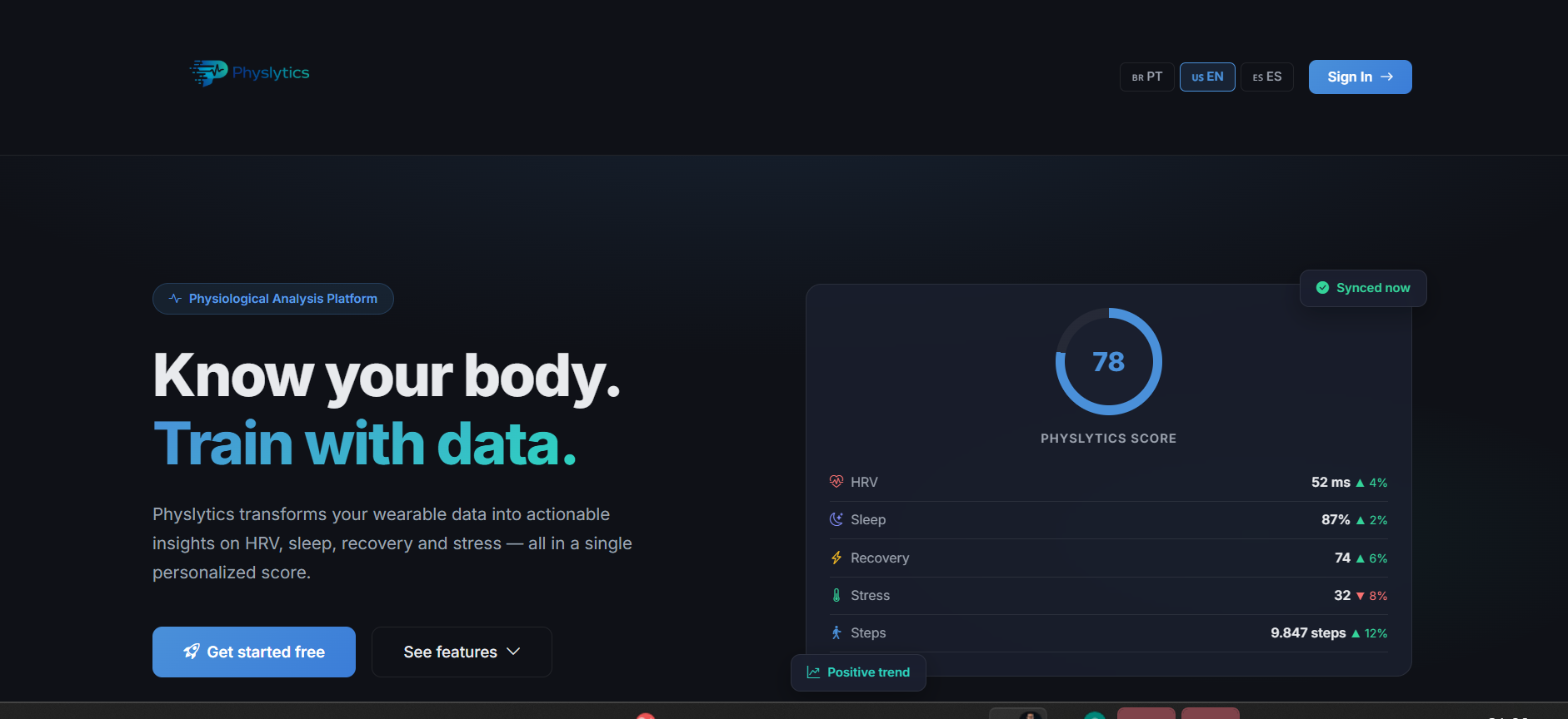 Physlytics - Intelligent Physiological gallery image
