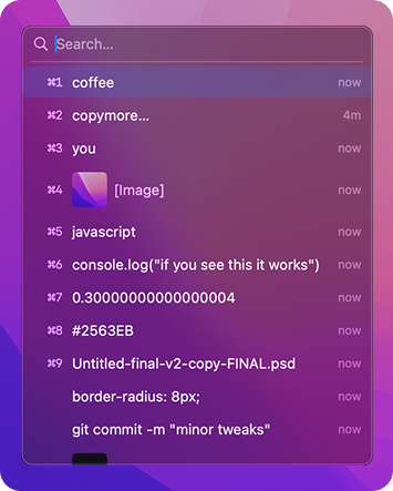 CopyMore, Simple Clipboard History gallery image