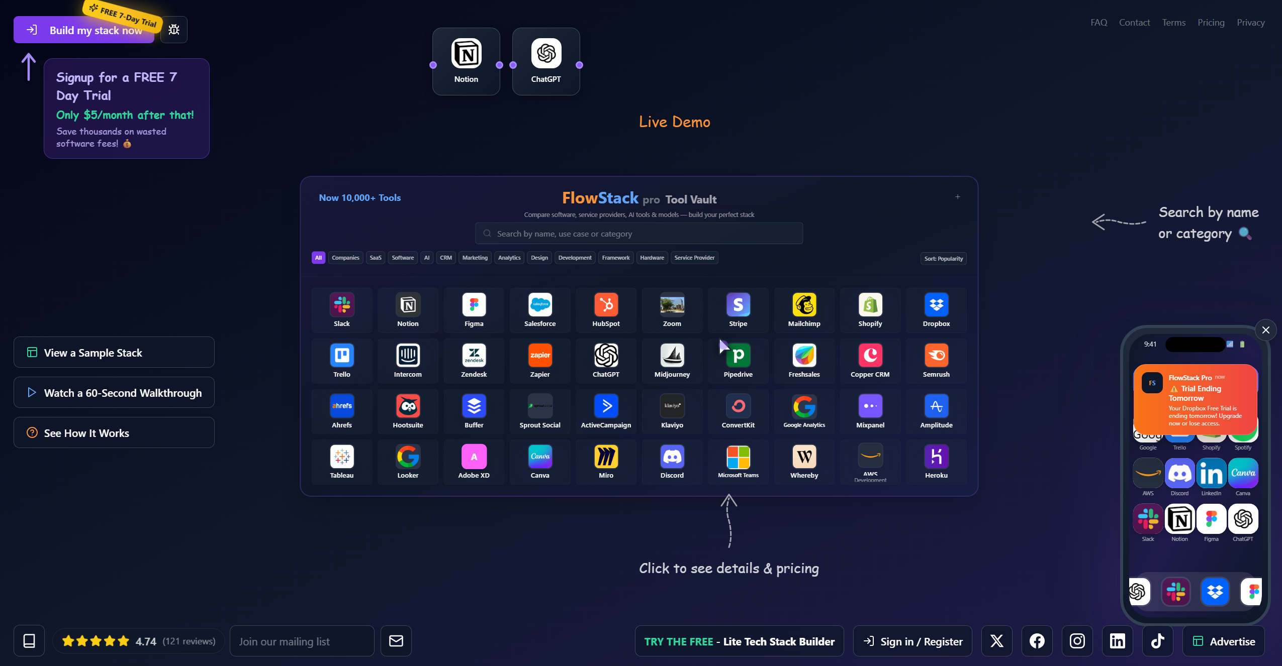 FlowStack pro gallery image
