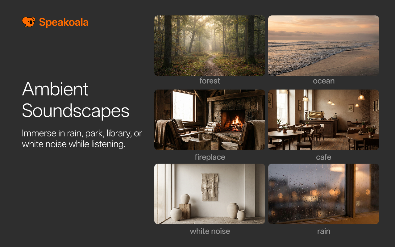 Speakoala - Screenshot 5 showing product features and functionality