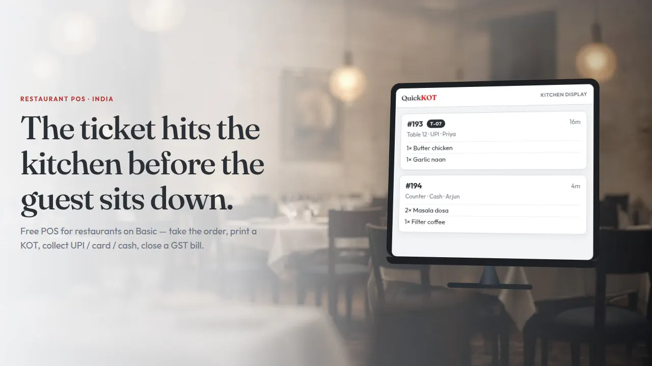 QuickKOT Point of Sale (POS) gallery image