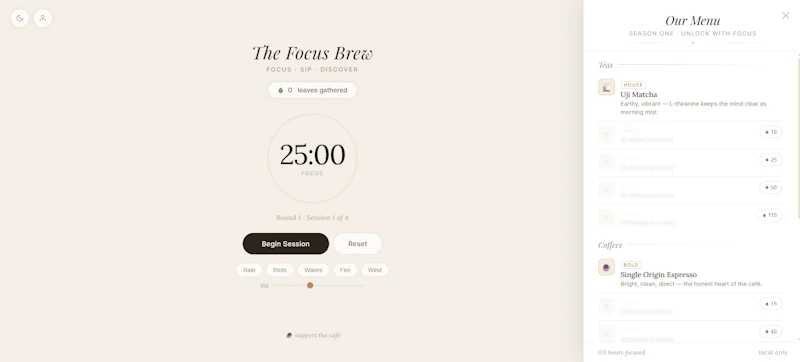The Focus Brew screenshot 1