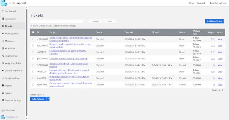 Brisk Support screenshot 3