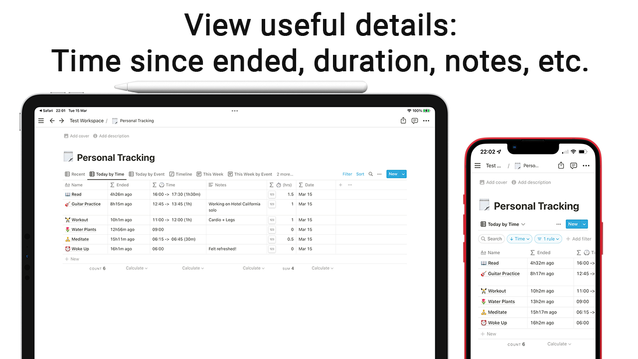 QuickLog gallery image