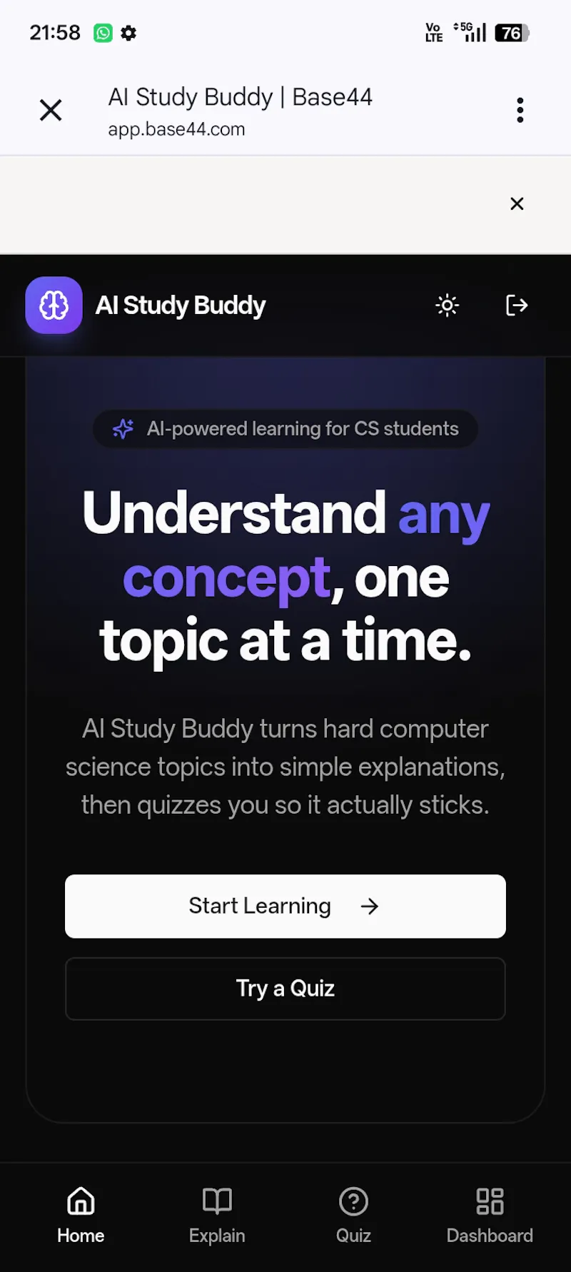 AI study Buddy  screenshot 4
