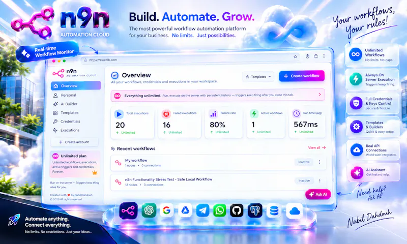 n9n — Unlimited Automation screenshot 1
