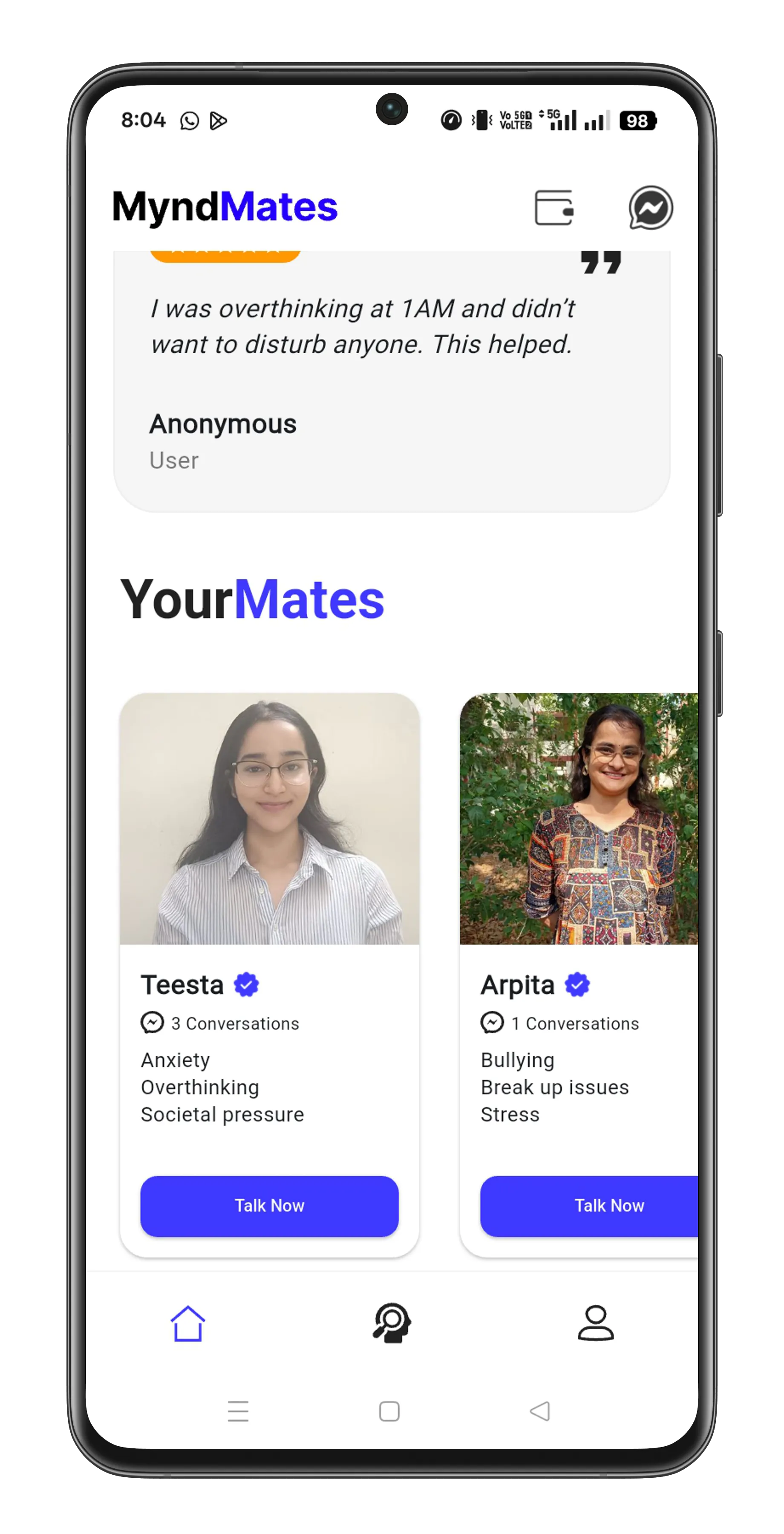 Myndmates のプロダクトバナー