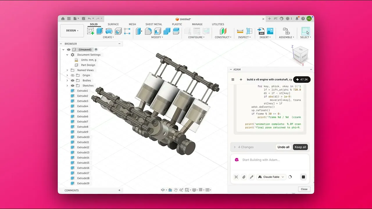 Adam CAD Copilot screenshot 1