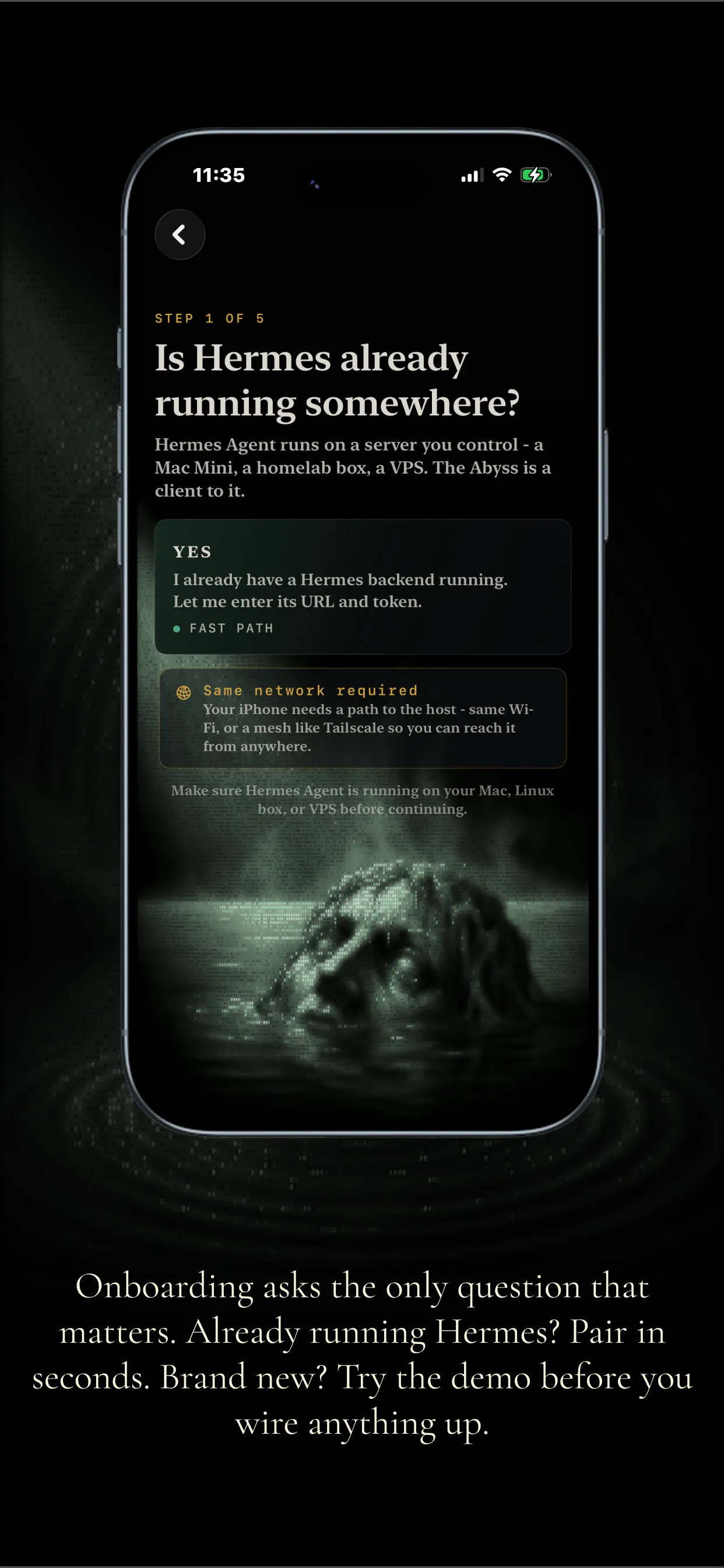 The Abyss - Hermes Agent Client 截图 2