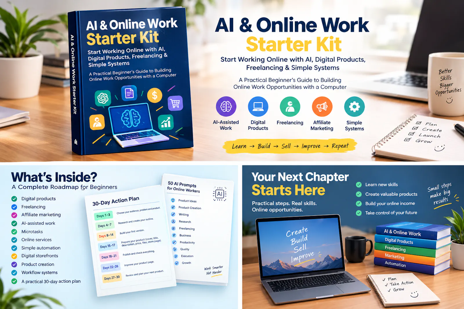 AI & Online Work Starter Kit screenshot 1