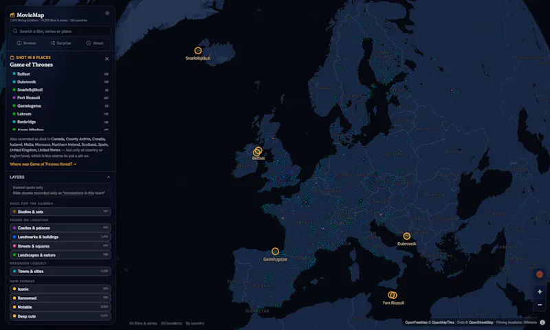 MovieMap screenshot 3