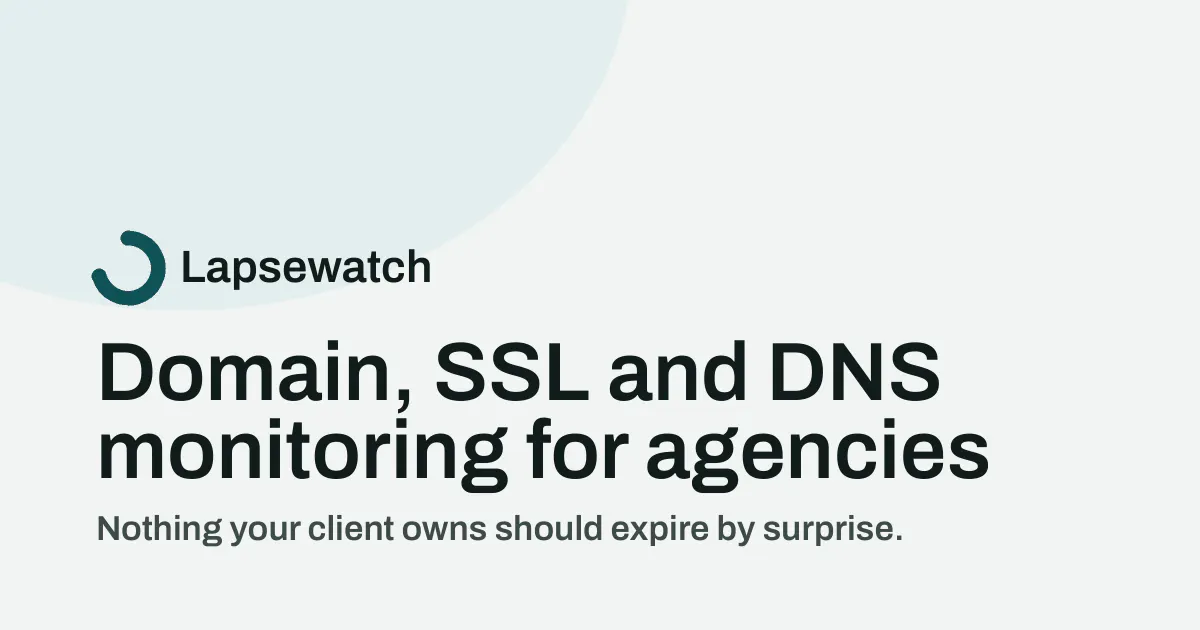 Lapsewatch gallery image