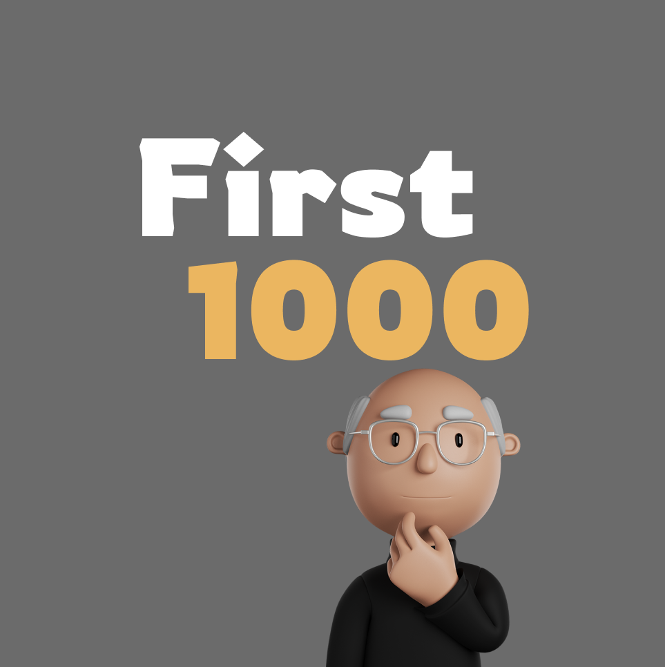 First 1000 Product Hunt Thumbnail