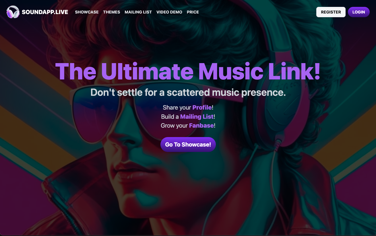 Media SoundApp Live - Liên kết âm nhạc và danh sách gửi thư cuối cùng 2