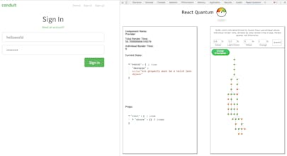 React Quantum gallery image