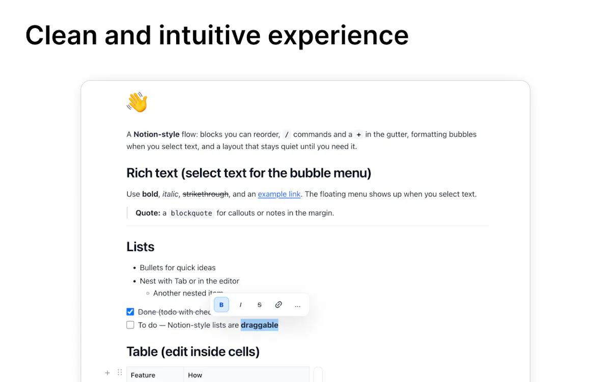 Markdown Editor For Notion Lovers