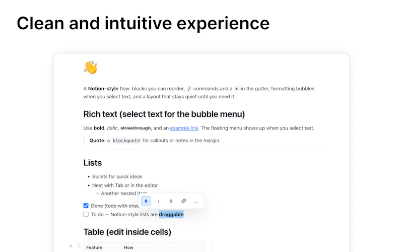 Markdown Editor For Notion Lovers screenshot 2