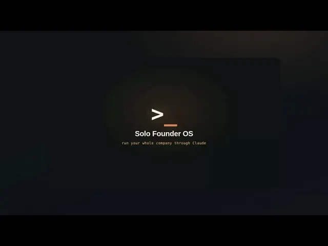 Solo Founder OS gallery image