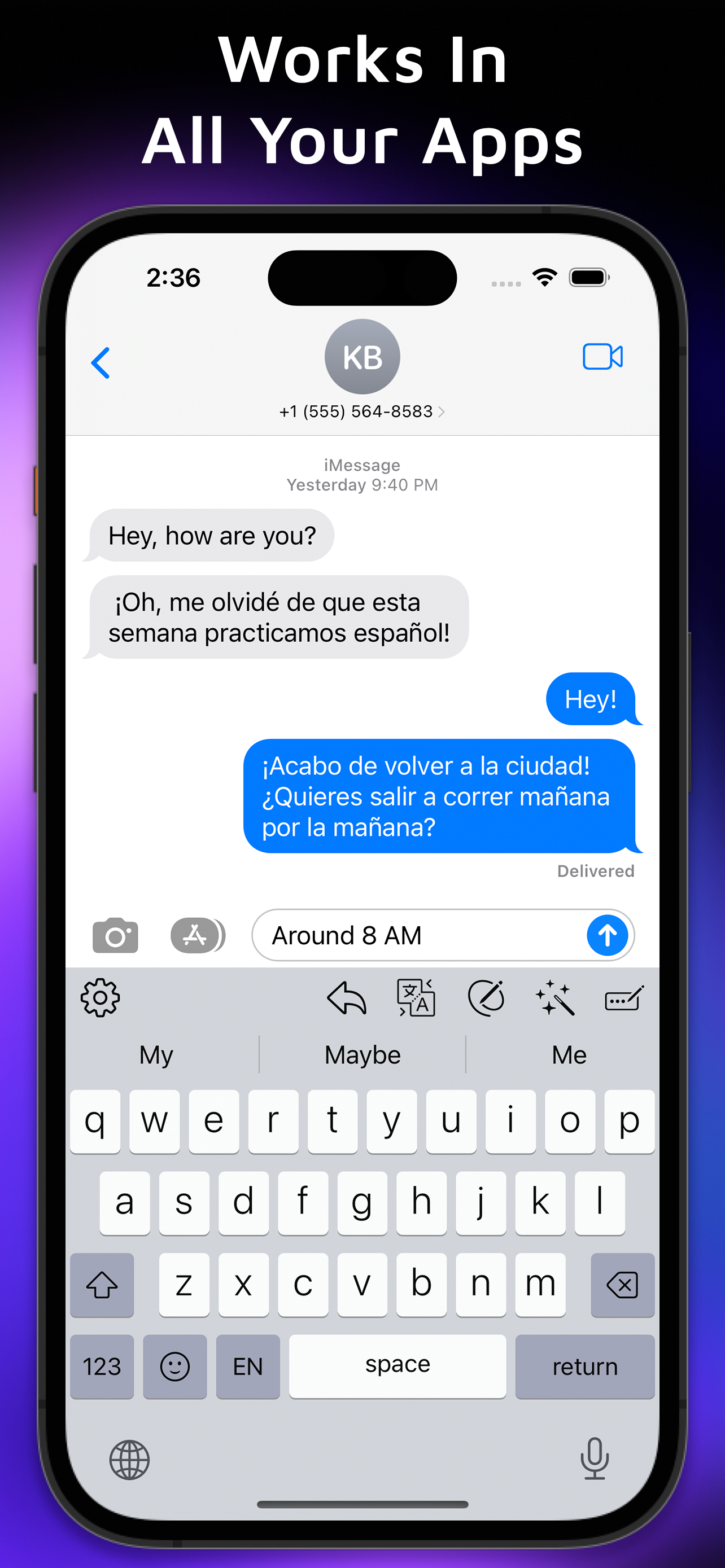 Auri.AI - ai iPhone의 모든 앱에서 AIS Assistant One Tap Away 미디어 10