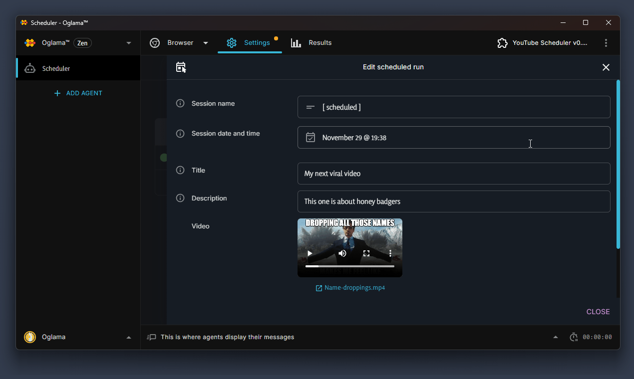 YouTube Scheduler | Oglama gallery image