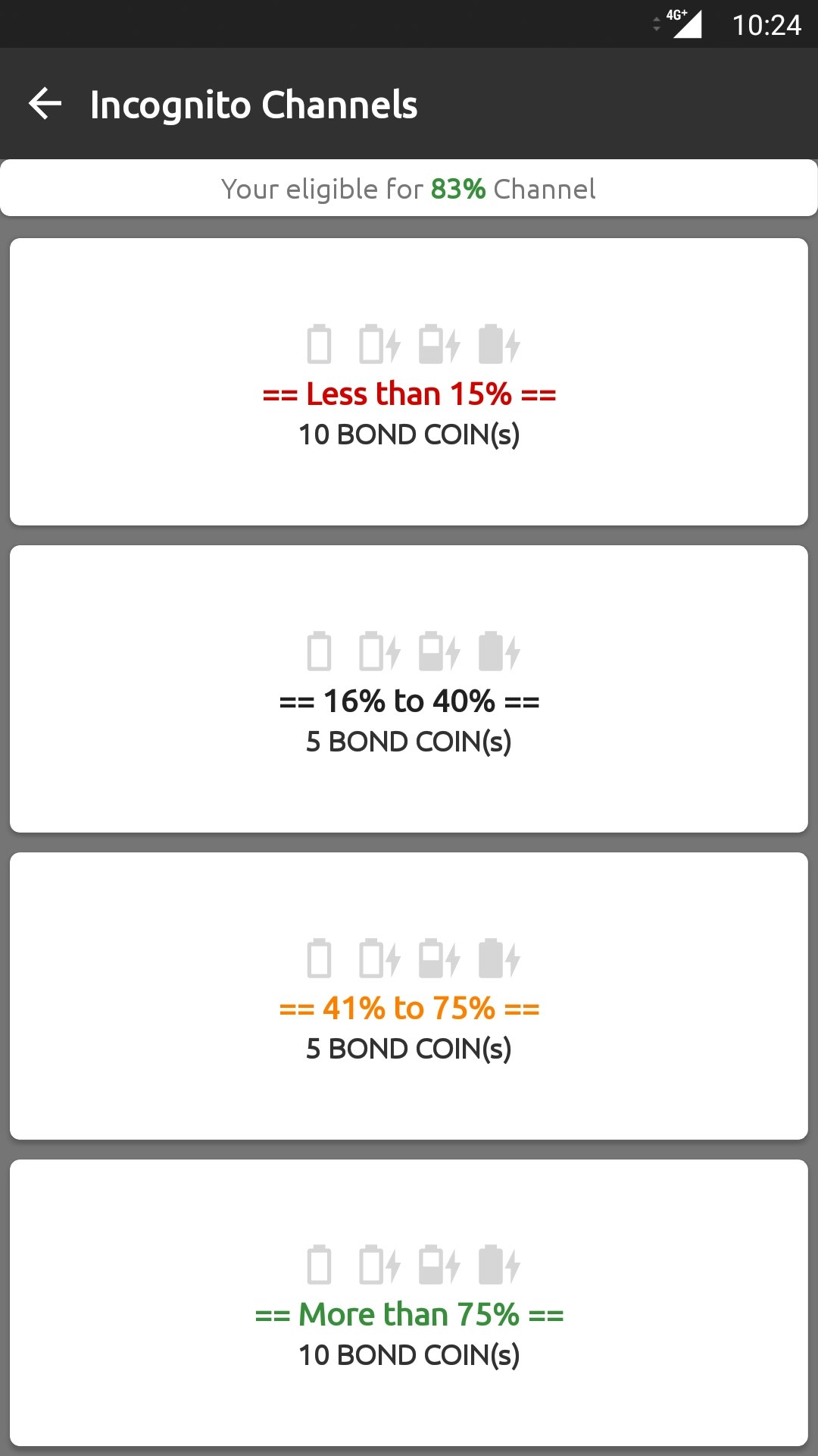 Battery Bond | Chat Incognito - BONDCOIN [BETA] gallery image