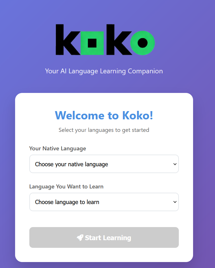 Koko Language Learning gallery image