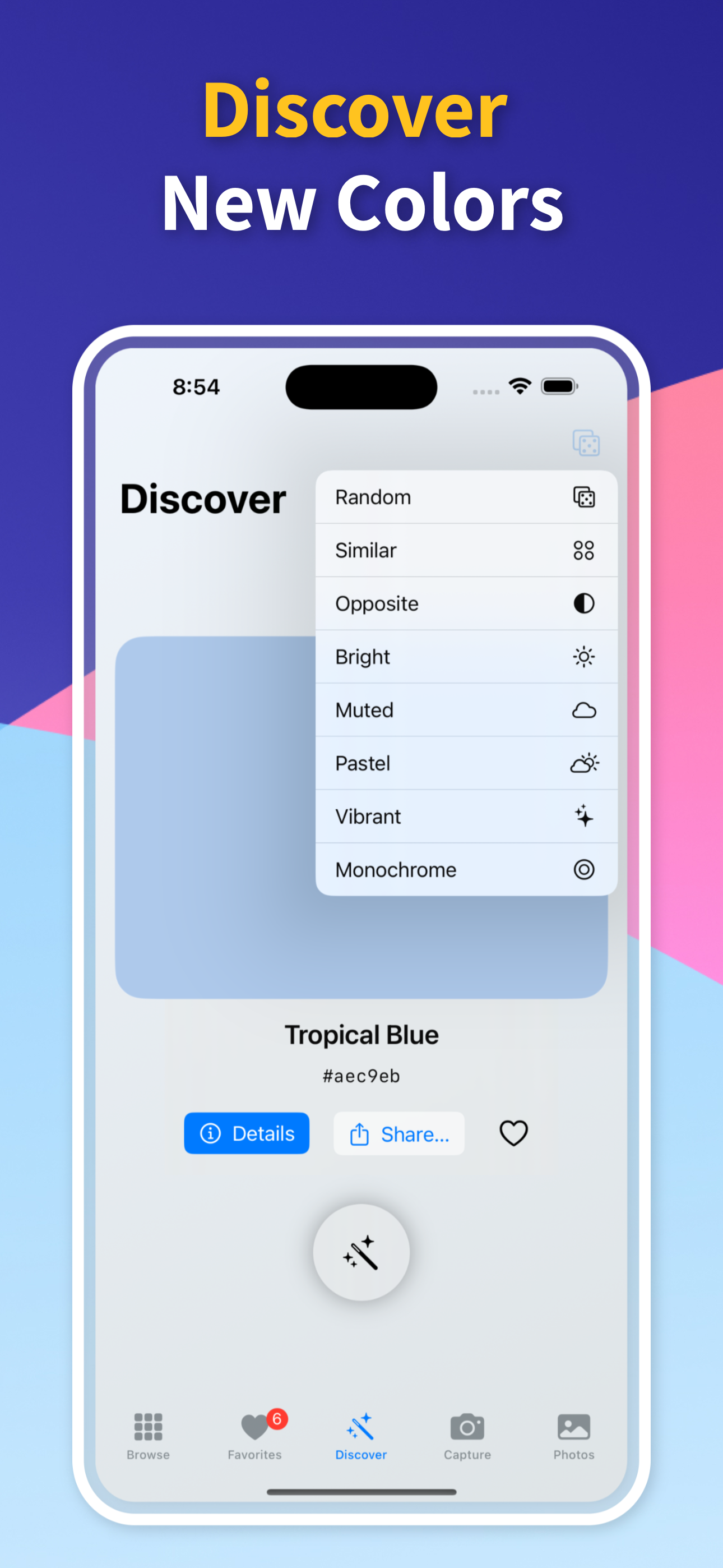 Descubre un color - Generar paletas de colores a partir de fotos verificar la accesibilidad media 6