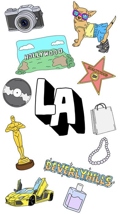 Los Angeles - StickerVibe media 3