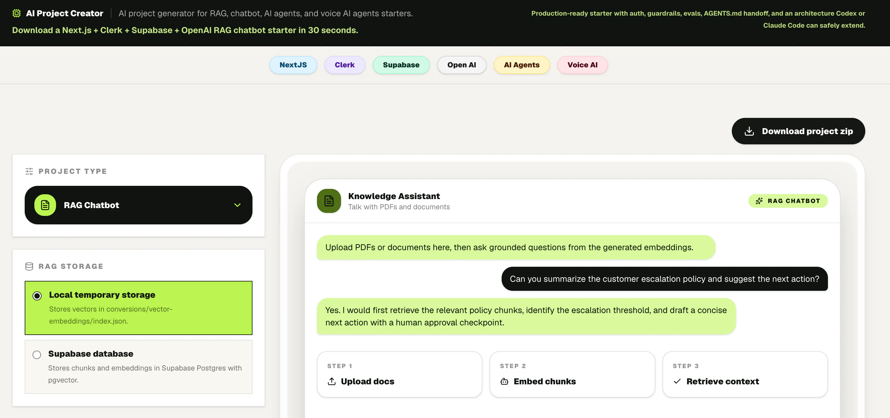 AI Project Creator gallery image