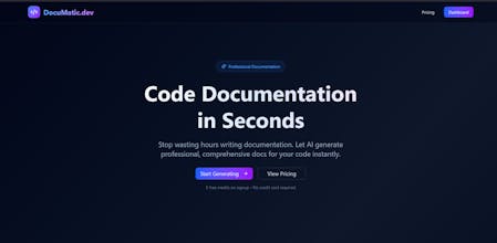 Documatic.dev gallery image