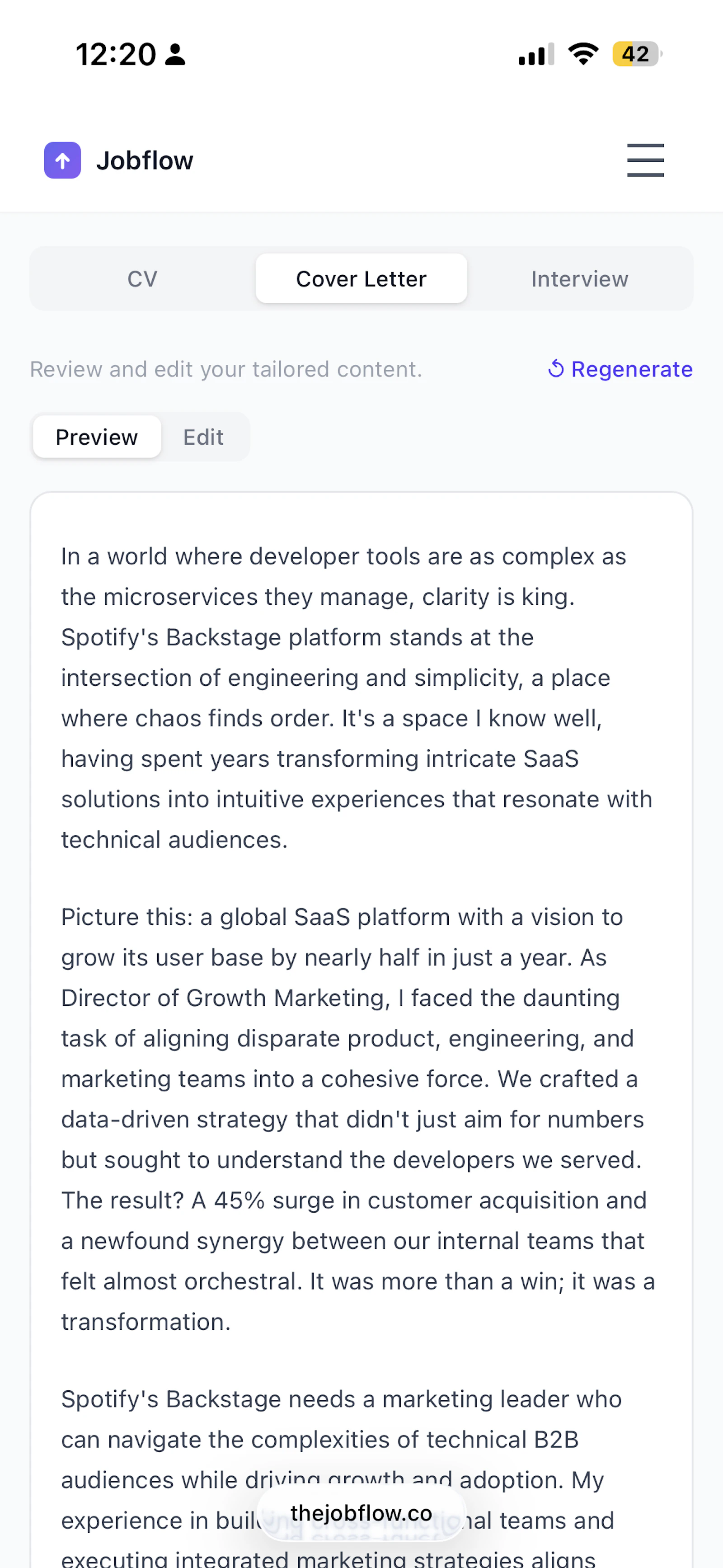 Jobflow screenshot 4