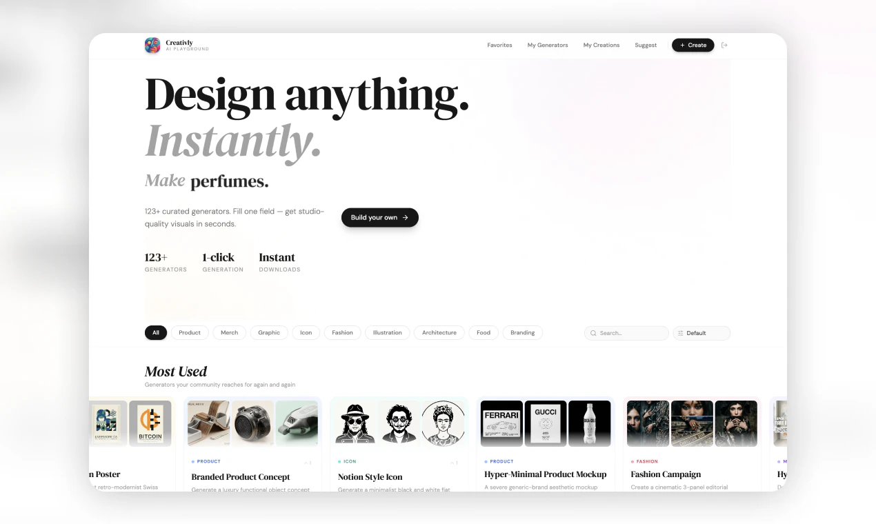 Creativly 대표 미리보기