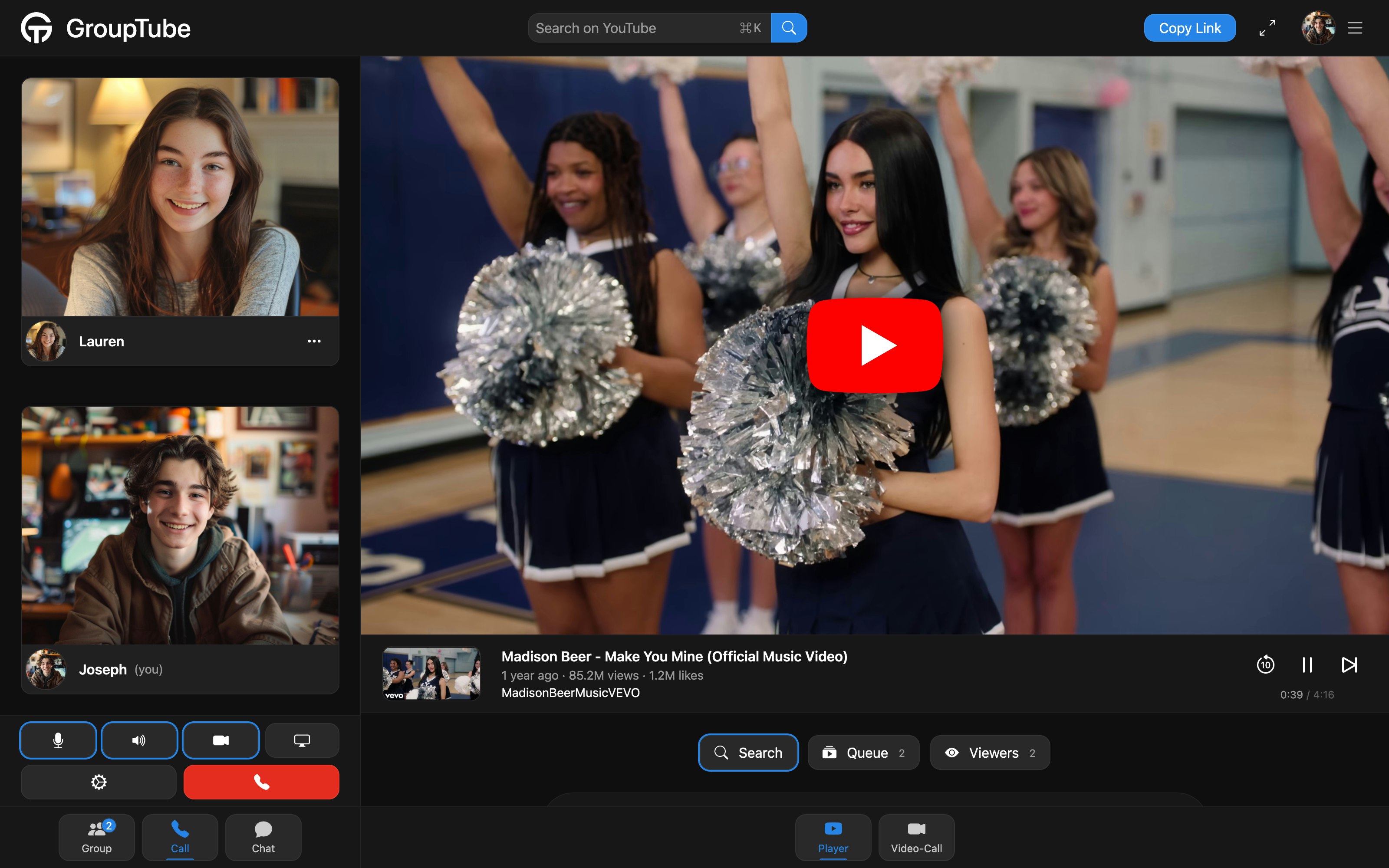 GroupTube — Meet, Watch, Play gallery image