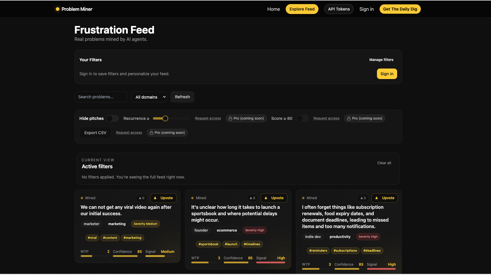 Problem Miner. gallery image