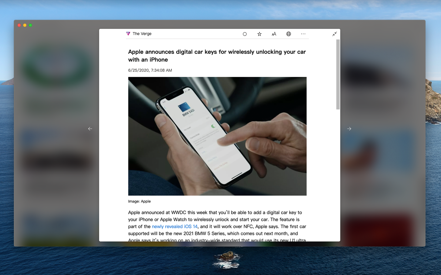 Fluent Reader gallery image