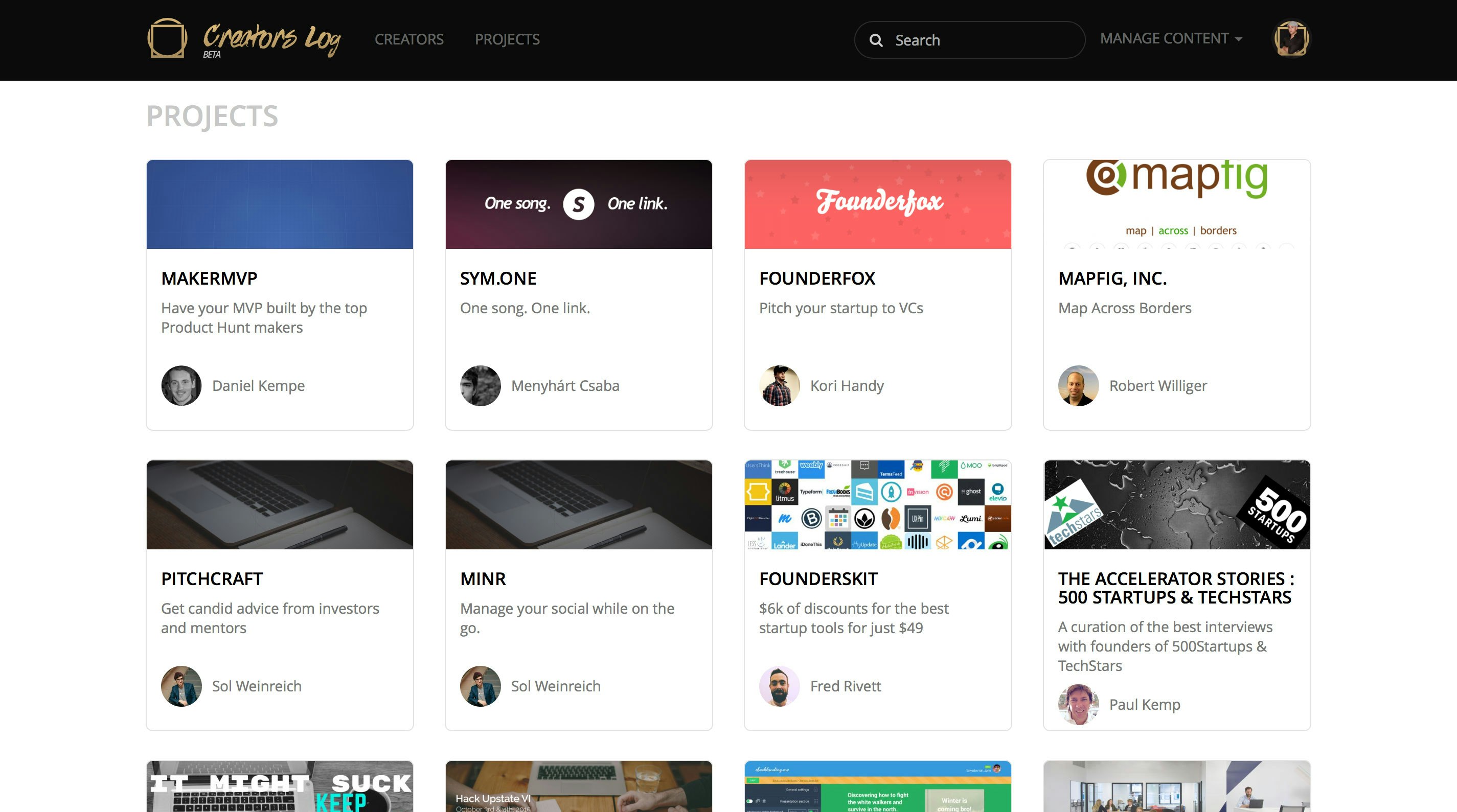 Creators Log gallery image