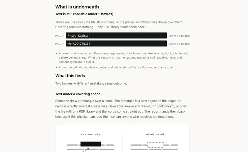 Tamperlens screenshot 3