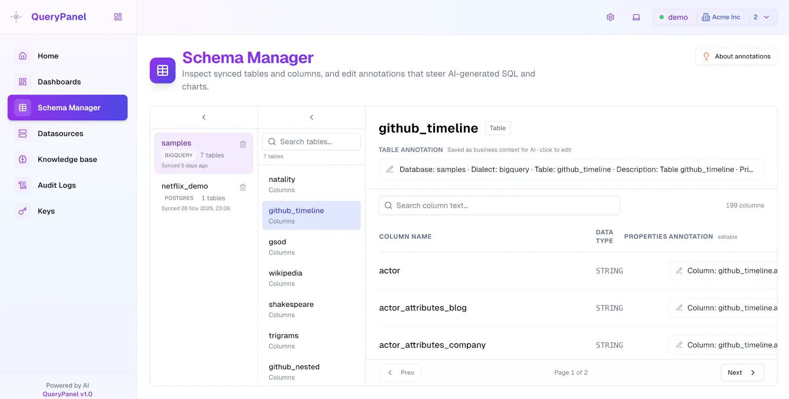 QueryPanel 2.0 screenshot 4