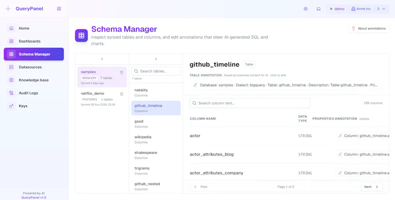QueryPanel 2.0 screenshot 4